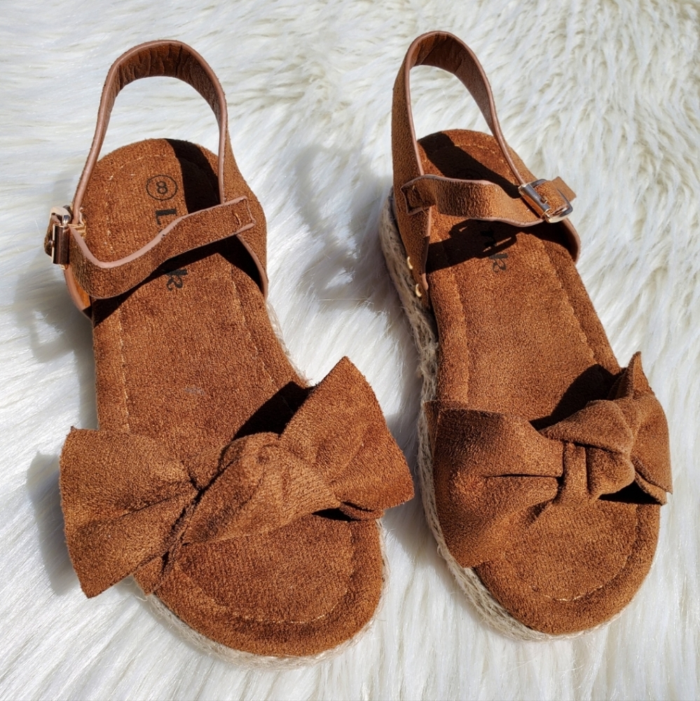 Tan Espradille Sandals